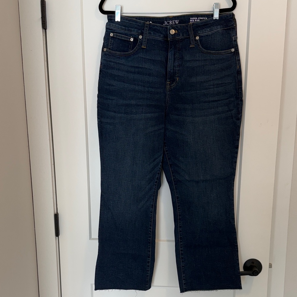 J. Crew Women's Deep Indigo Ankle Jeans